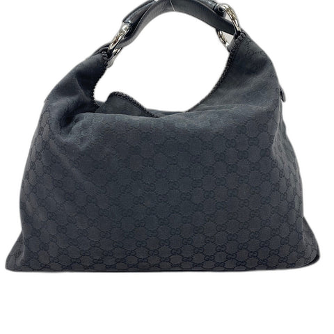 GUCCI Horsebit Shoulder Bag black WS32589