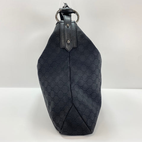 GUCCI Horsebit Shoulder Bag black WS32589