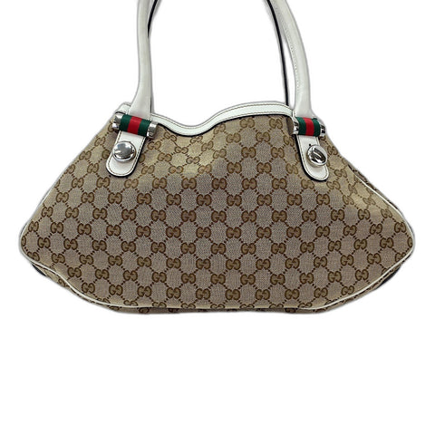GUCCI Sherry line Shoulder Bag beige WS32597