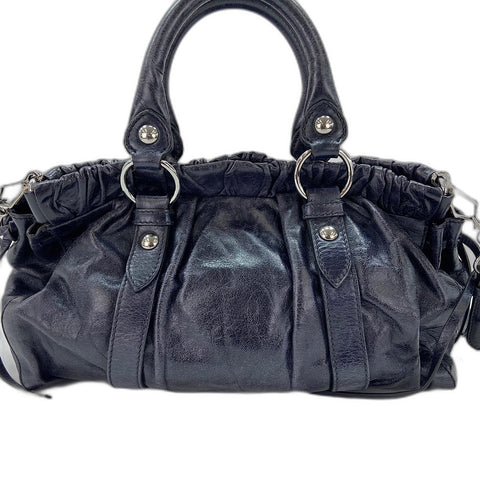 Miu Miu 2WAY Handbag leather black WS32599