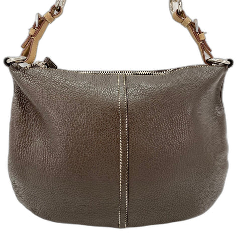 PRADA Shoulder Bag leather Brown WS32600