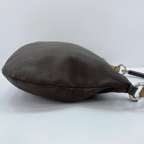 PRADA Shoulder Bag leather Brown WS32600