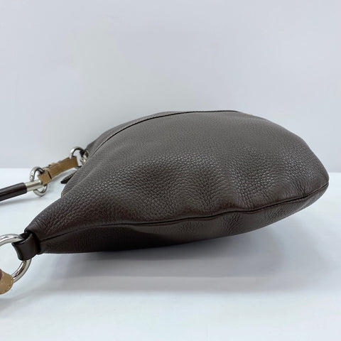 PRADA Shoulder Bag leather Brown WS32600