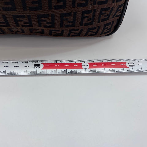 FENDI Zucchino Handbag canvas Brown WS32601
