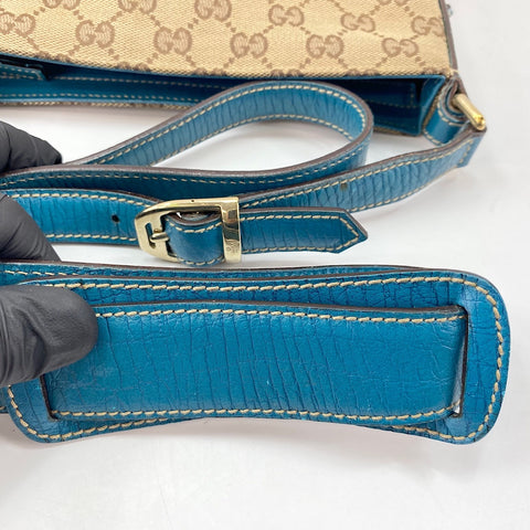 GUCCI Horsebit Shoulder Bag beige WS32604