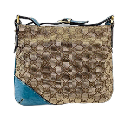 GUCCI Horsebit Shoulder Bag beige WS32604