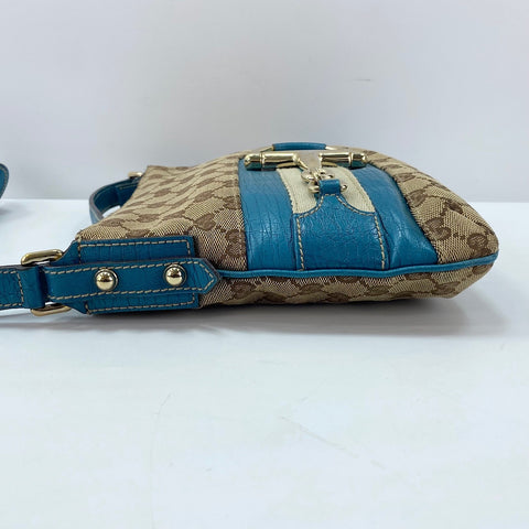 GUCCI Horsebit Shoulder Bag beige WS32604