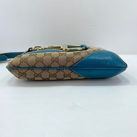 GUCCI Horsebit Shoulder Bag beige WS32604
