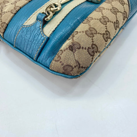 GUCCI Horsebit Shoulder Bag beige WS32604
