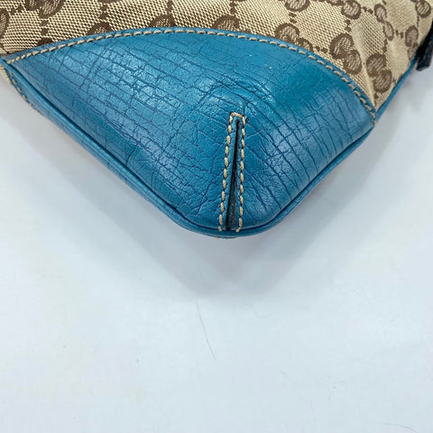 GUCCI Horsebit Shoulder Bag beige WS32604