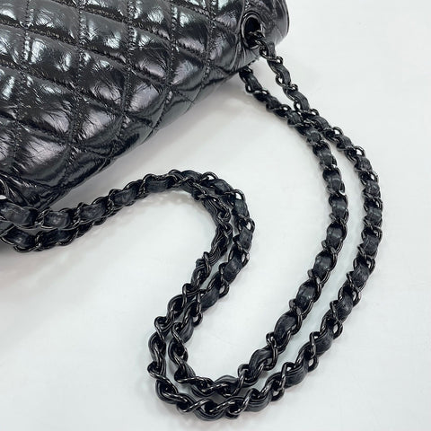 CHANEL Matrasse 25 Shoulder Bag PVC black WS32606