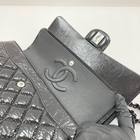 CHANEL Matrasse 25 Shoulder Bag PVC black WS32606
