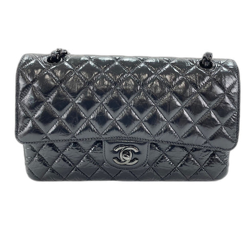 CHANEL Matelasse 25 Shoulder Bag PVC black WS32606