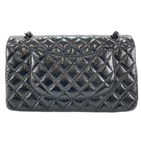 CHANEL Matelasse 25 Shoulder Bag PVC black WS32606