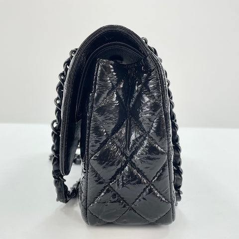 CHANEL Matrasse 25 Shoulder Bag PVC black WS32606