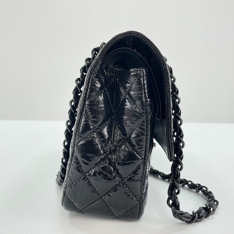 CHANEL Matrasse 25 Shoulder Bag PVC black WS32606