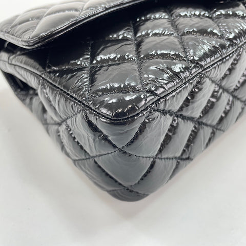 CHANEL Matelasse 25 Shoulder Bag PVC black WS32606