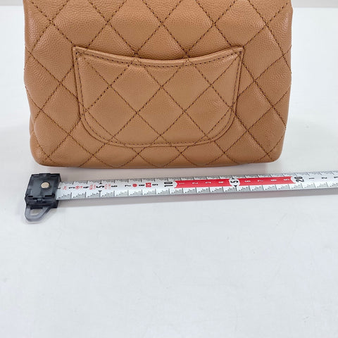CHANEL Matrasse Handbag Brown WS32607