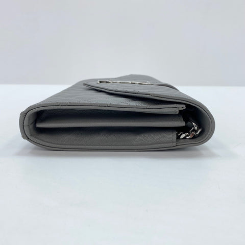 YVES SAINT LAURENT Envelope Cassandra Shoulder Bag gray WS32608