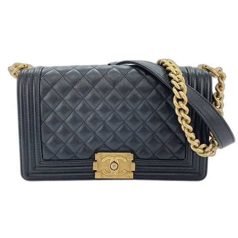 CHANEL Boy Chanel Medium Shoulder Bag black WS32609
