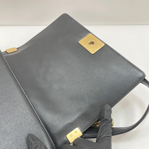 CHANEL Boy Chanel Medium Shoulder Bag black WS32609