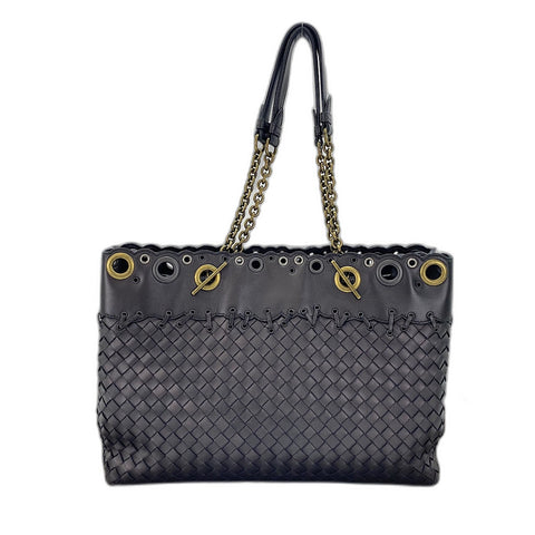 BOTTEGAVENETA INTRECCIATO Shoulder Bag leather purple WS32611