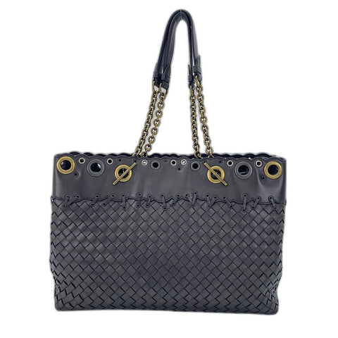 BOTTEGAVENETA INTRECCIATO Shoulder Bag leather purple WS32611