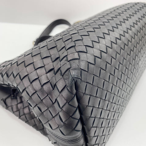 BOTTEGAVENETA INTRECCIATO Shoulder Bag leather purple WS32611