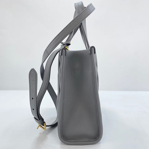 Miu Miu Materasse 2WAY Handbag leather gray WS32613