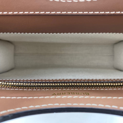 BURBERRY Mini Pocket Bag (2-Way) Handbag canvas Brown WS32614