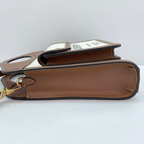 BURBERRY Mini Pocket Bag (2-Way) Handbag canvas Brown WS32614