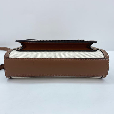 BURBERRY Mini Pocket Bag (2-Way) Handbag canvas Brown WS32614
