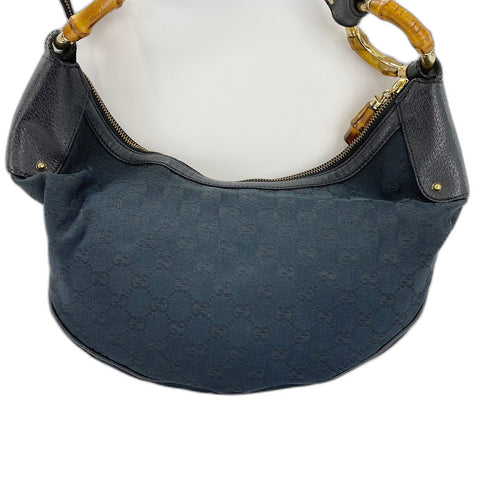 GUCCI Bamboo Shoulder Bag black WS32615