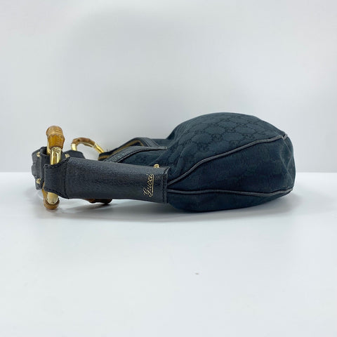 GUCCI Bamboo Shoulder Bag black WS32615