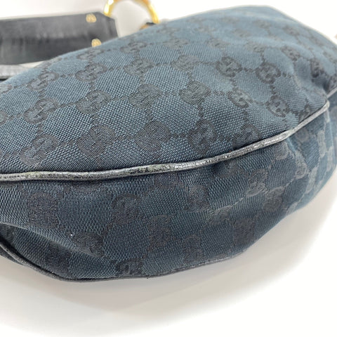 GUCCI Bamboo Shoulder Bag black WS32615