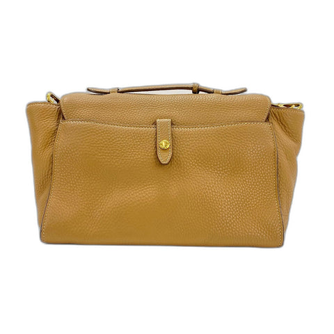 PRADA 2WAY Shoulder Bag leather Brown WS32618