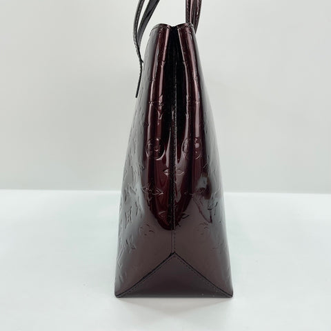 LOUIS VUITTON Wilshire PM Handbag Vernis Brown WS32624