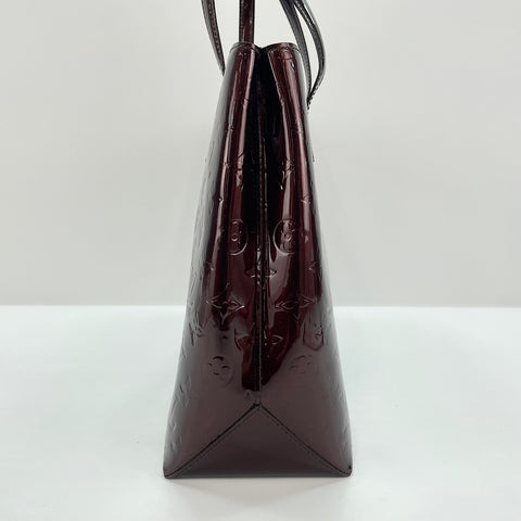 LOUIS VUITTON Wilshire PM Handbag Vernis Brown WS32624