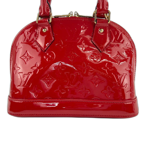 LOUIS VUITTON Alma BB Handbag Red WS32625