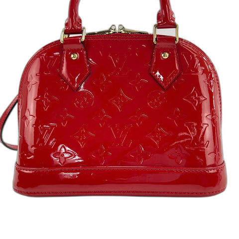 LOUIS VUITTON Alma BB Handbag Red WS32625