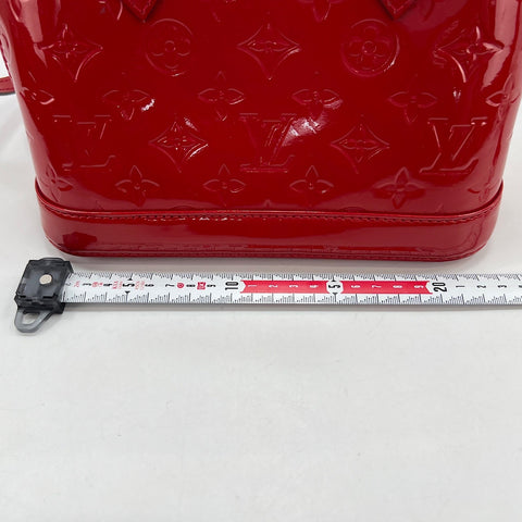 LOUIS VUITTON Alma BB Handbag Red WS32625