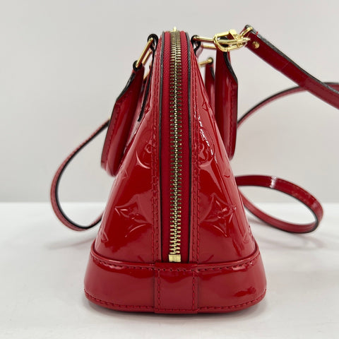 LOUIS VUITTON Alma BB Handbag Red WS32625