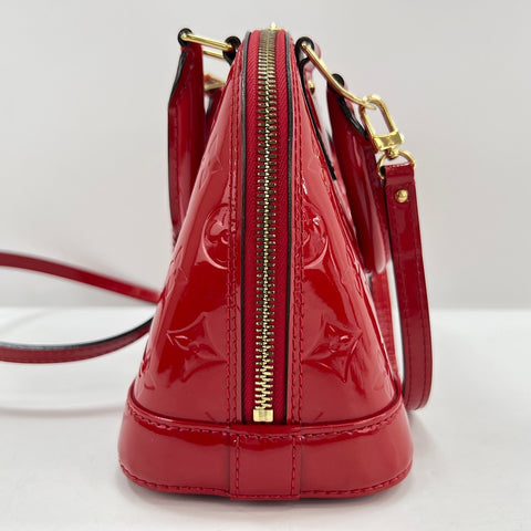 LOUIS VUITTON Alma BB Handbag Red WS32625