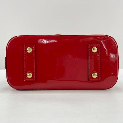 LOUIS VUITTON Alma BB Handbag Red WS32625