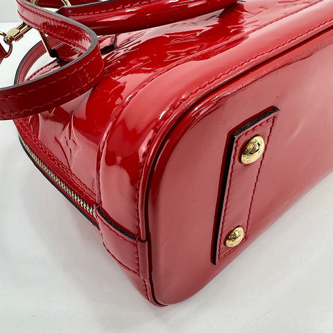 LOUIS VUITTON Alma BB Handbag Red WS32625