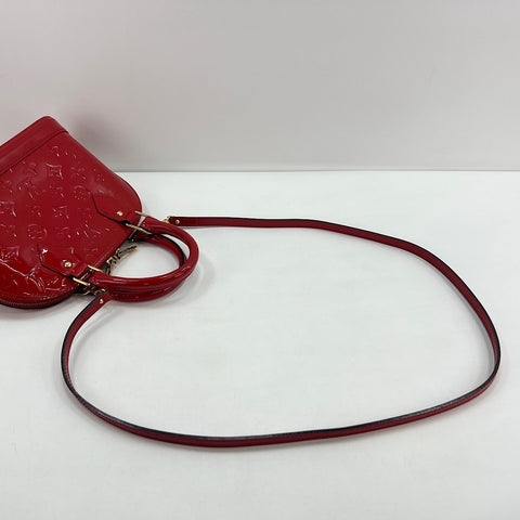 LOUIS VUITTON Alma BB Handbag Red WS32626