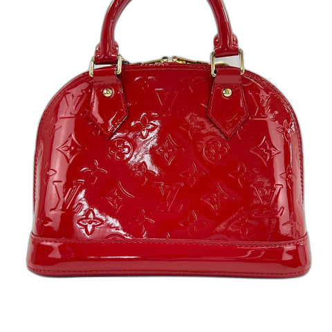 LOUIS VUITTON Alma BB Handbag Red WS32626