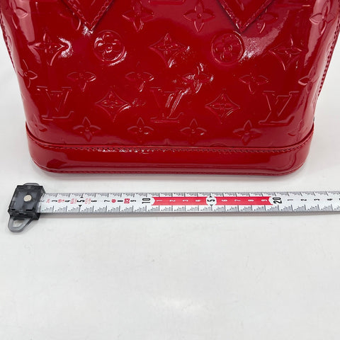 LOUIS VUITTON Alma BB Handbag Red WS32626