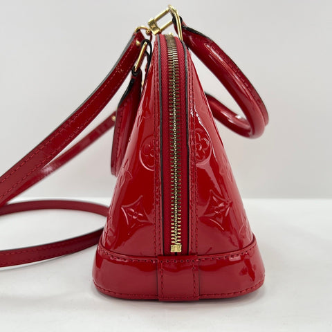 LOUIS VUITTON Alma BB Handbag Red WS32626