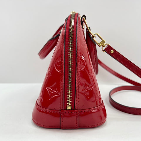 LOUIS VUITTON Alma BB Handbag Red WS32626